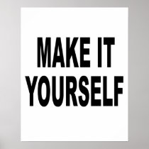 DIY Make It Yourself Poster