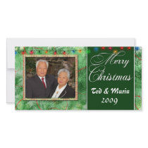 DIY Merry Christmas Personalized Photo Card photo cards