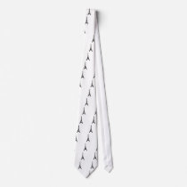 DIY Monogram Eiffel tower design Neck Wear