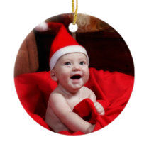 DIY My First Christmas Custom Photo Ornament ornaments