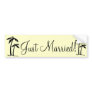 DIY Palm Tree Destination Logo Bumper Stickers