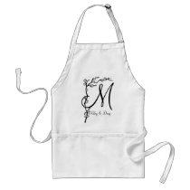 DIY Simple Cherry Blossom Branch Apron