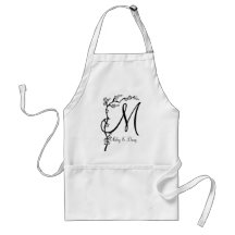DIY Simple Cherry Blossom Branch Apron