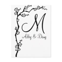 DIY Simple Cherry Blossom Branch Postcards