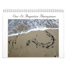 DIY St. Aug Honeymoon Calendar