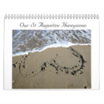 DIY St. Aug Honeymoon Calendar