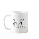 DIY Tulip logo with monogram Coffee Mugs