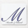 DIY wedding logo Mouse Pads