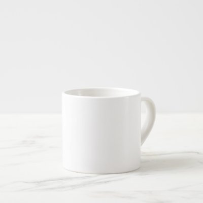 DIY White ~ Espresso Mug 6oz