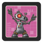 Diz the Robot stickers