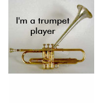 diz-trump, I'm a trumpet player t-shirts