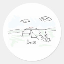 Dizzy Alien Visitors collection Stickers