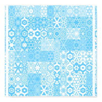 Dizzy Delights Pattern_Pastel Blue Poster Print