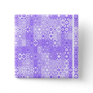 Dizzy Delights Pattern_Purple pin button brooch button