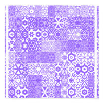 Dizzy Delights Pattern_Purple Poster Print