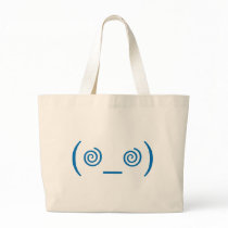 Dizzy in Dark Blue Tote Bag