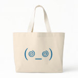 Dizzy in Dark Blue Tote Bag