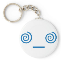 Dizzy in Dark Blue Keychain