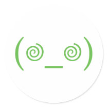 Dizzy in Green Stickers