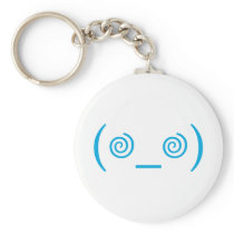 Dizzy in Light Blue Key Chains