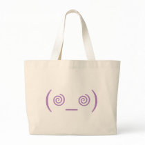 Dizzy in Purple Canvas Bag