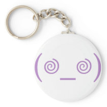 Dizzy in Purple Key Chains