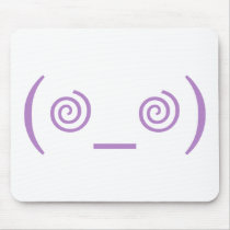 Dizzy in Purple Mouse Pads