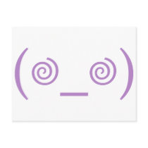 Dizzy in Purple Post Card