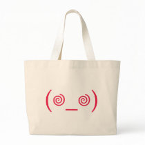 Dizzy in Red Tote Bags