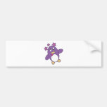 Dizzy Penguin Bumper Sticker