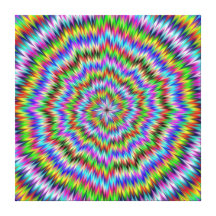 Dizzy Stretched Canvas Print