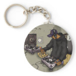 DJ &amp; 2 Turntables - Key Chain