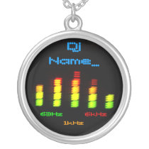 Dj Add your name Custom Equalizer Bar EQ Pendant