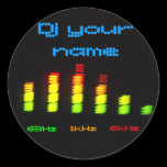 Dj Add your name Custom Equalizer Bar EQ Stickers