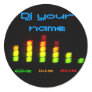 Dj Add your name Custom Equalizer Bar EQ Stickers