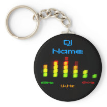 Dj Add Your Name Personal Equalizer Bar EQ Key Chain