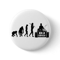 DJ and MC's vinyl lovers gear Pinback Buttons