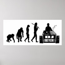 DJ and MC's vinyl lovers gear DJ Dubstep gifts Print