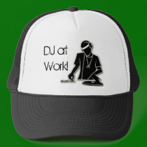 DJ at Work! hats