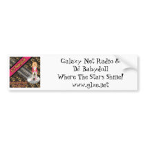DJ Babydoll Bumper Sticker