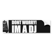 DJ bumper stickers by dustyvinyldesign DJ bumper stickers