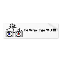 Dj Bumper Sticker bumper stickers by blaineb Dj Bumper Sticker bumper stickers