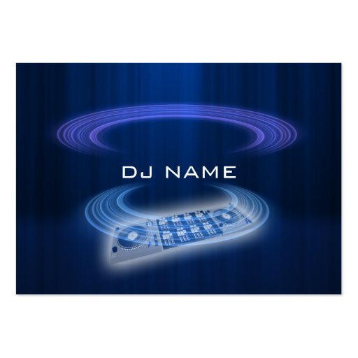 dj_business business card templates (front side)