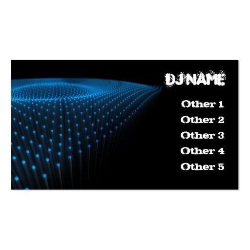 DJ Business Card (front side)