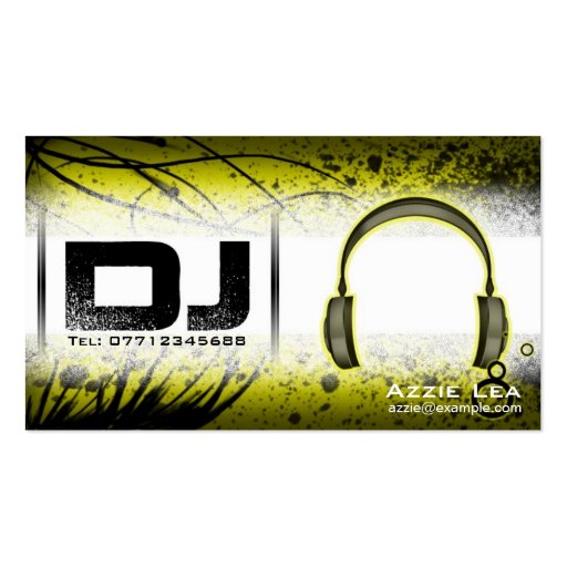 DJ Business Card - customizable