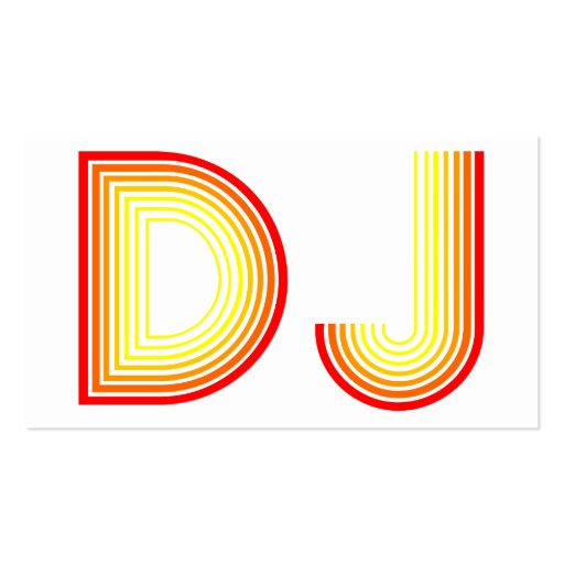 DJ BUSINESS CARD TEMPLATE