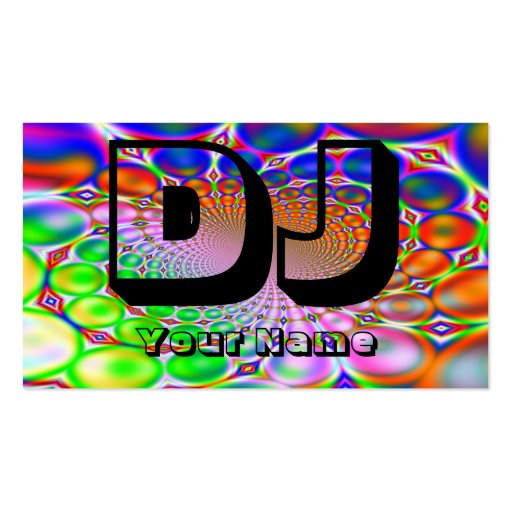 DJ BUSINESS CARD TEMPLATES (front side)