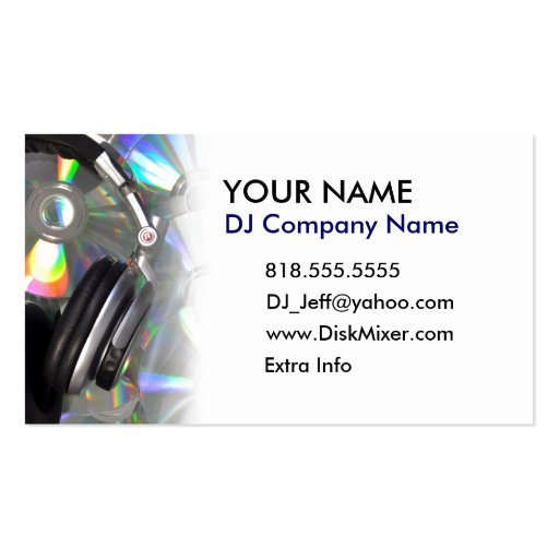 DJ Business Cards (front side)