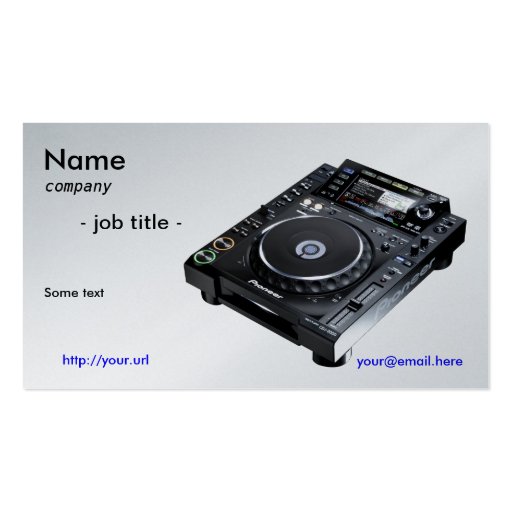 DJ businesscard Business Cards