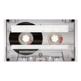 DJ Cassette Tape Business Card Template